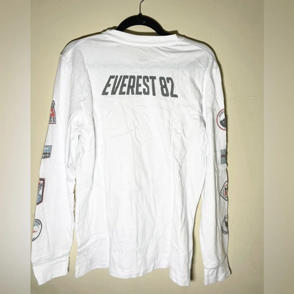 Sz M Sz M Woods Men Made in Canada Everest '82 Long-Sleeve Shirt white - Picture 3 of 8
